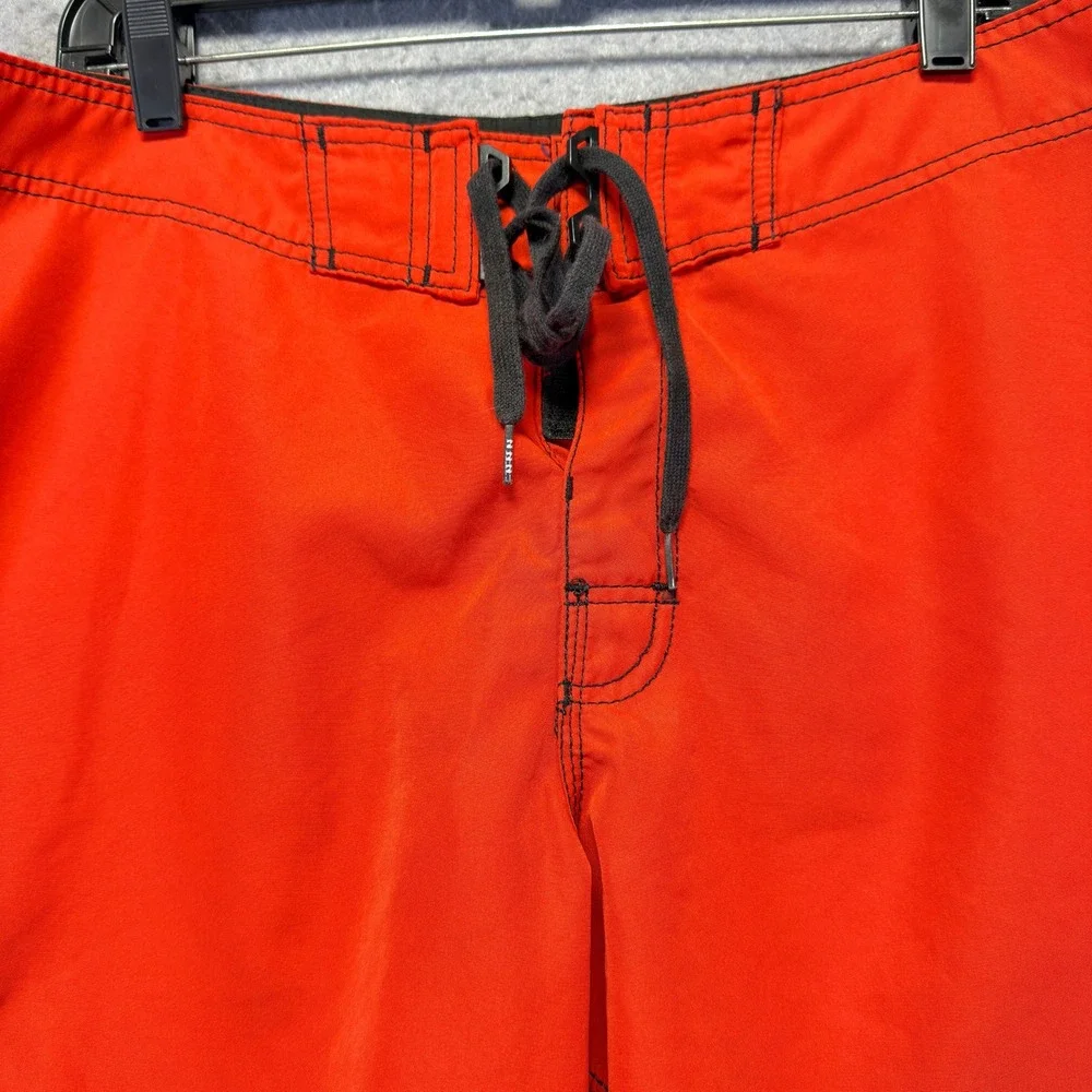 Billabong Mens Orange Board Shorts Size 38 Cargo Pocket Swim Trunks M124YBOA